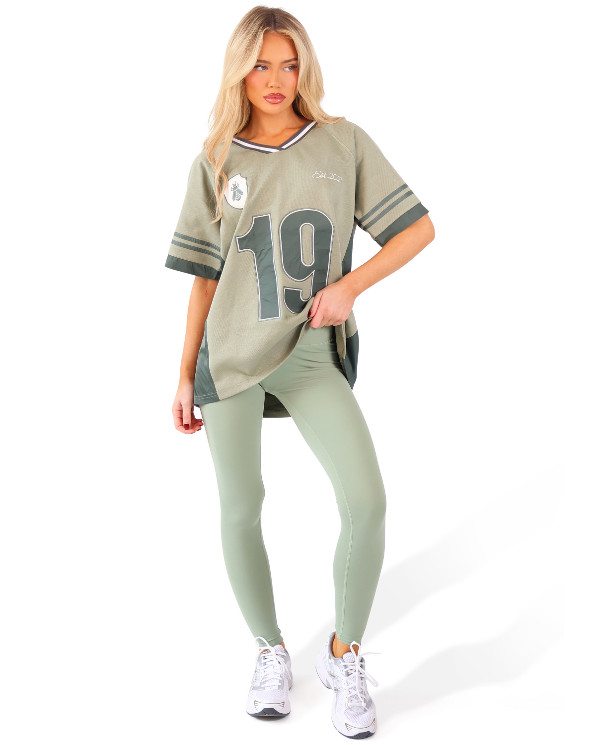 ‘Signature Staples’ High Waist Leggings - Green
