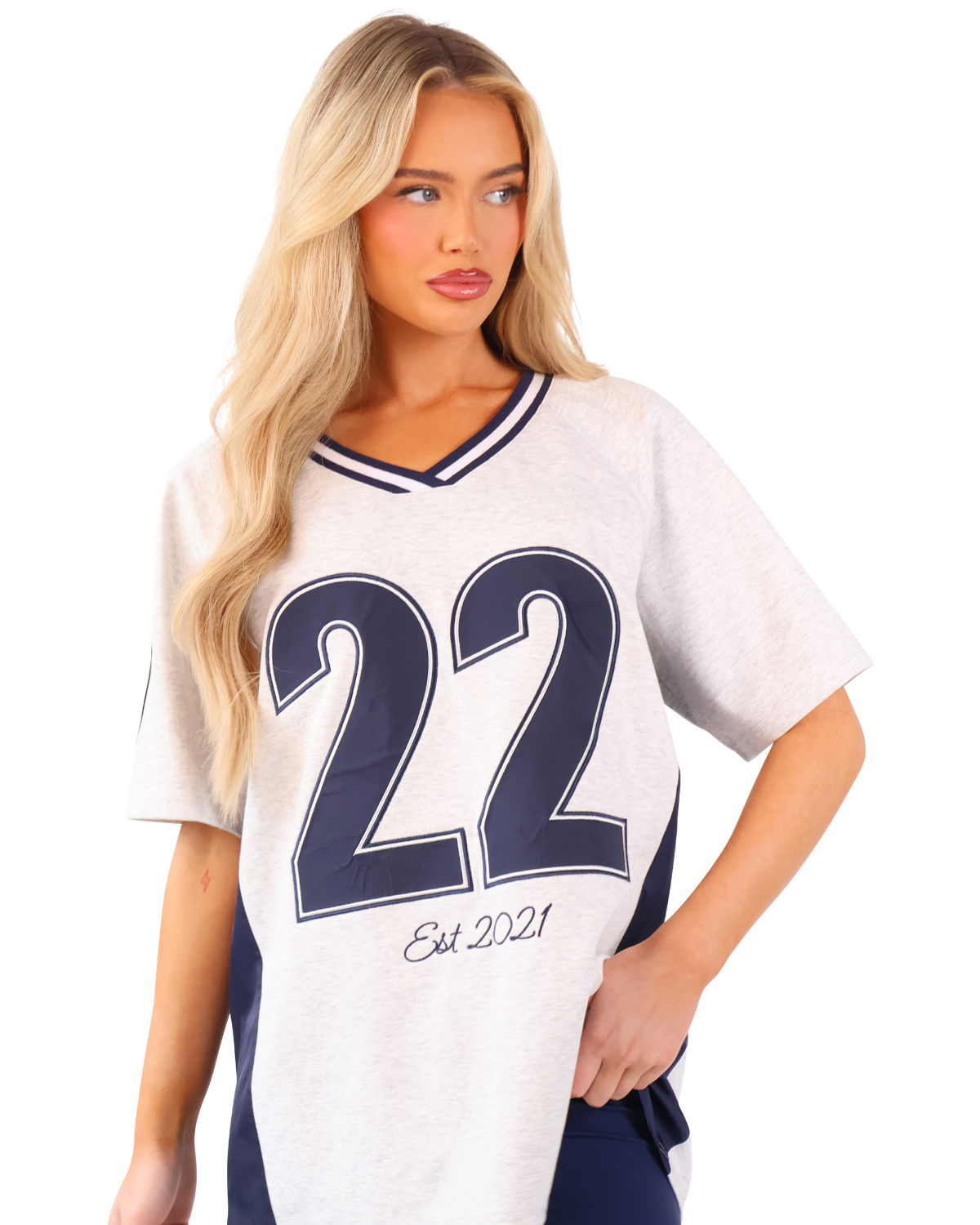 ‘Signature Staples’ Sports Jersey - Grey