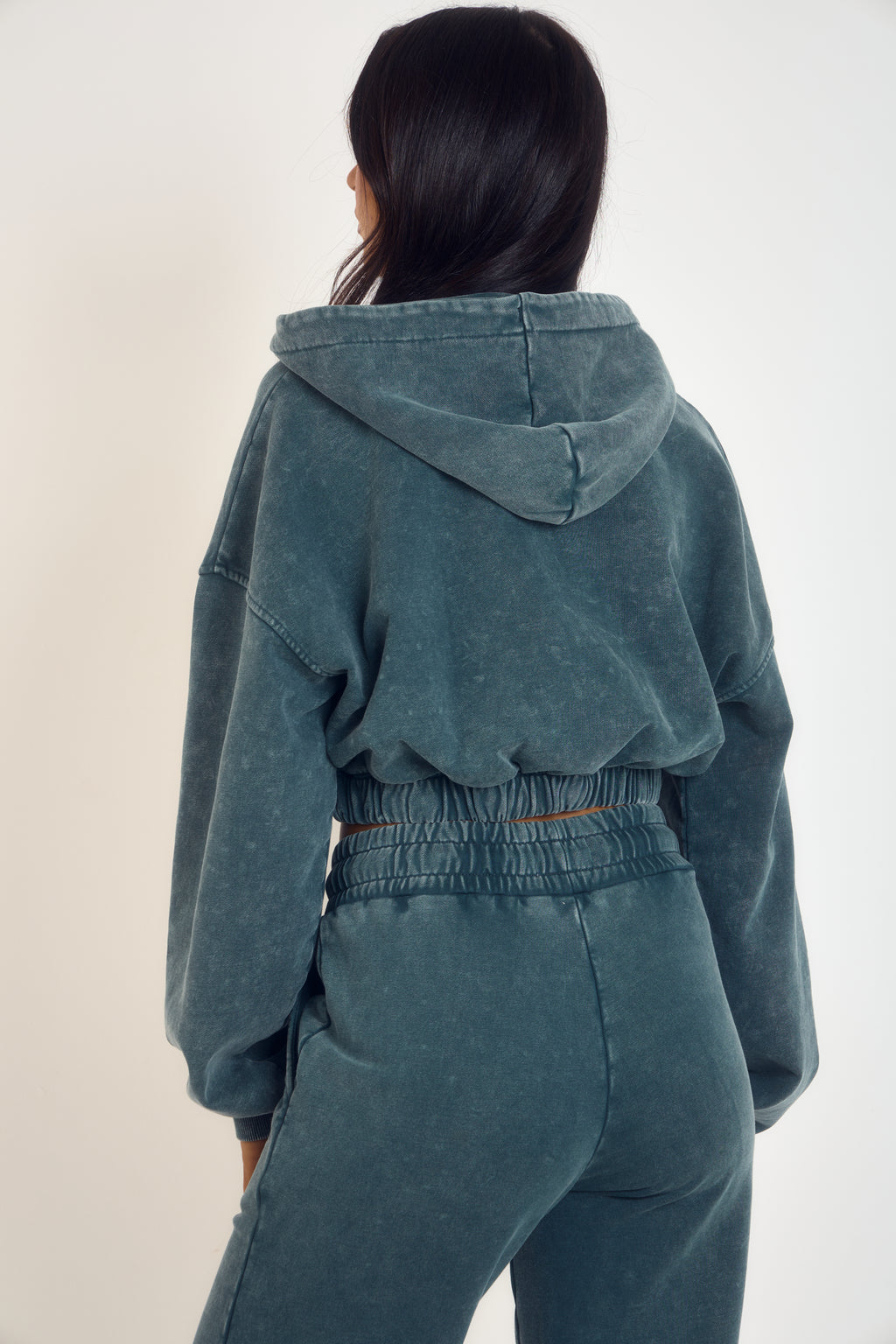 THH Crop Zip Jacket - Teal