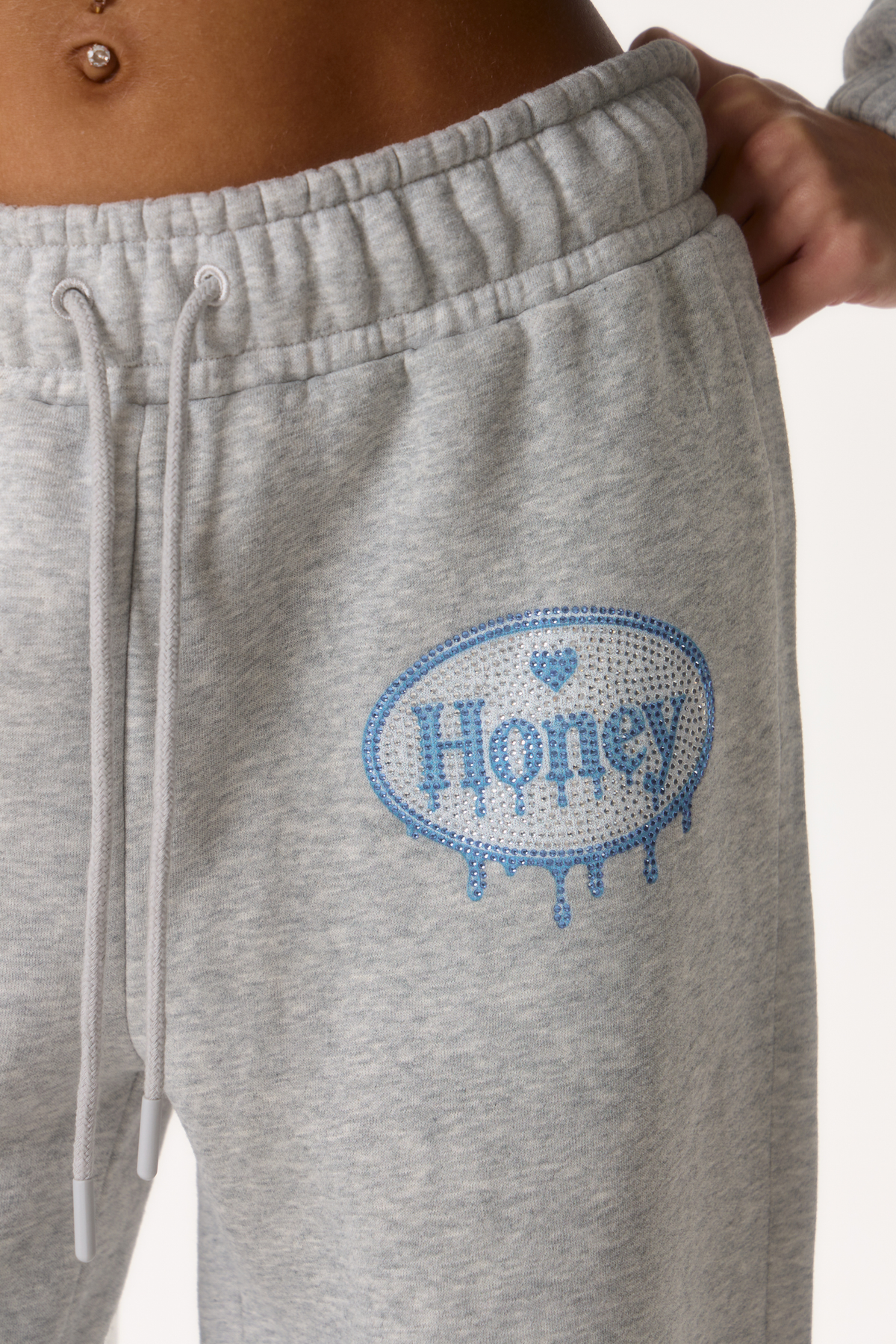 The Slouch Jogger - Marl/Blue