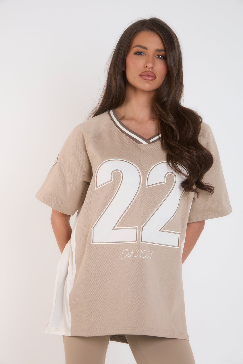 ‘Signature Staples’ Sports Jersey - Beige