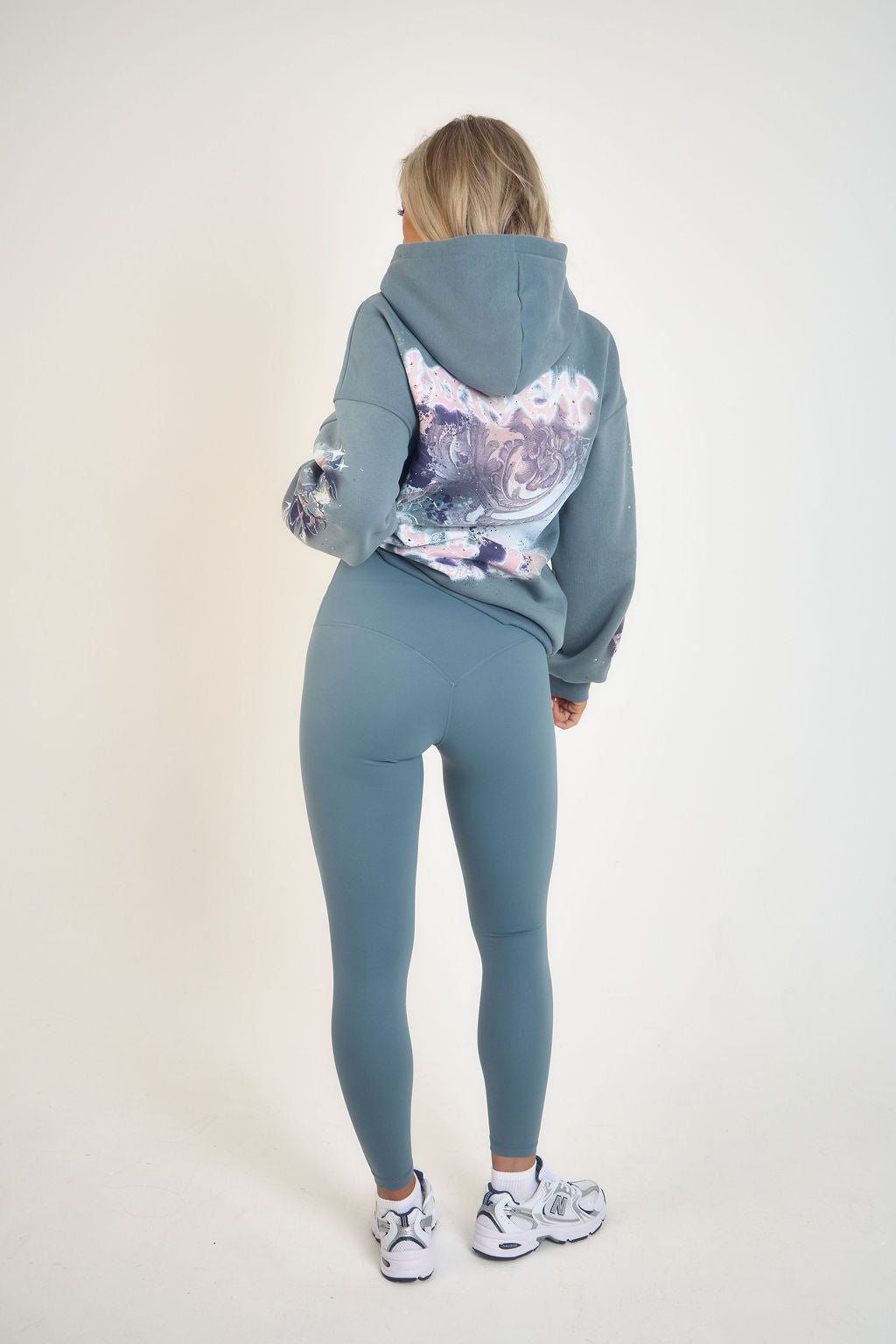 ‘Signature Staples’ High Waist Leggings - Blue