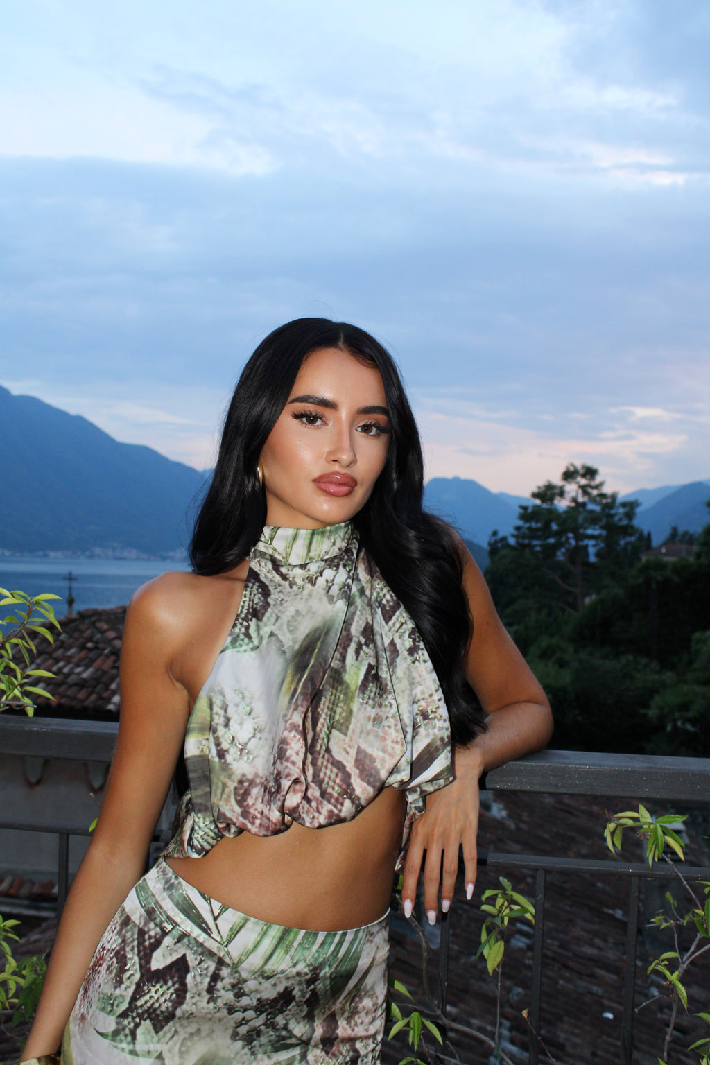 ‘Golden Hour’ Halterneck Top