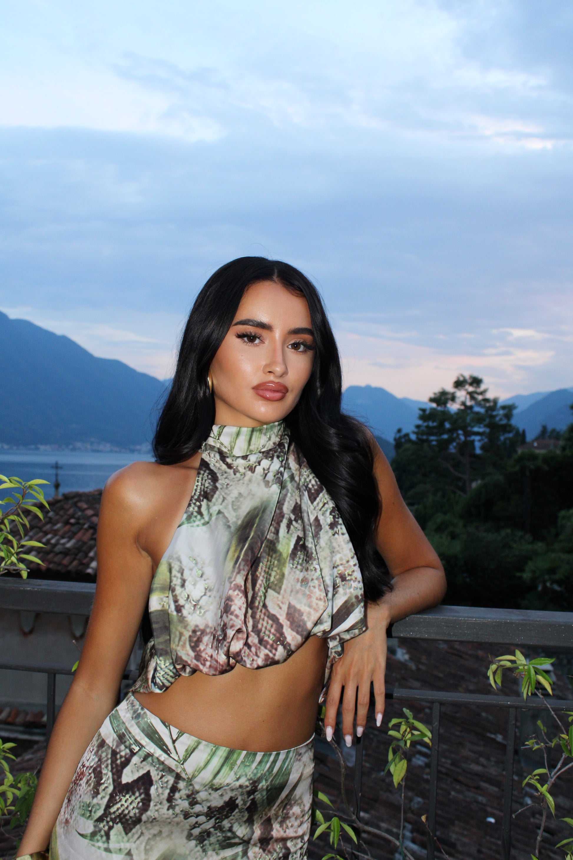 ‘Golden Hour’ Halterneck Top