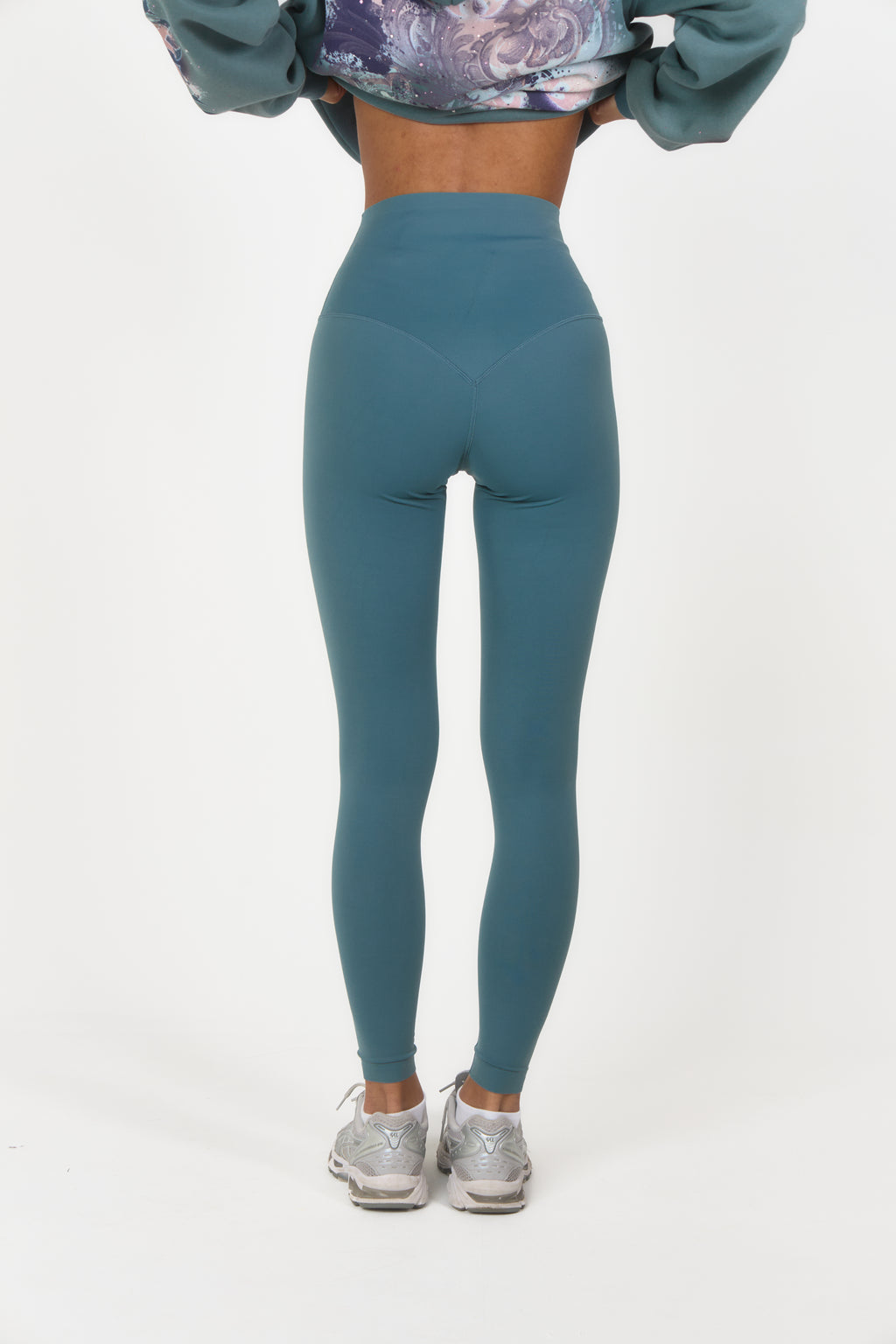 ‘Signature Staples’ High Waist Leggings - Blue