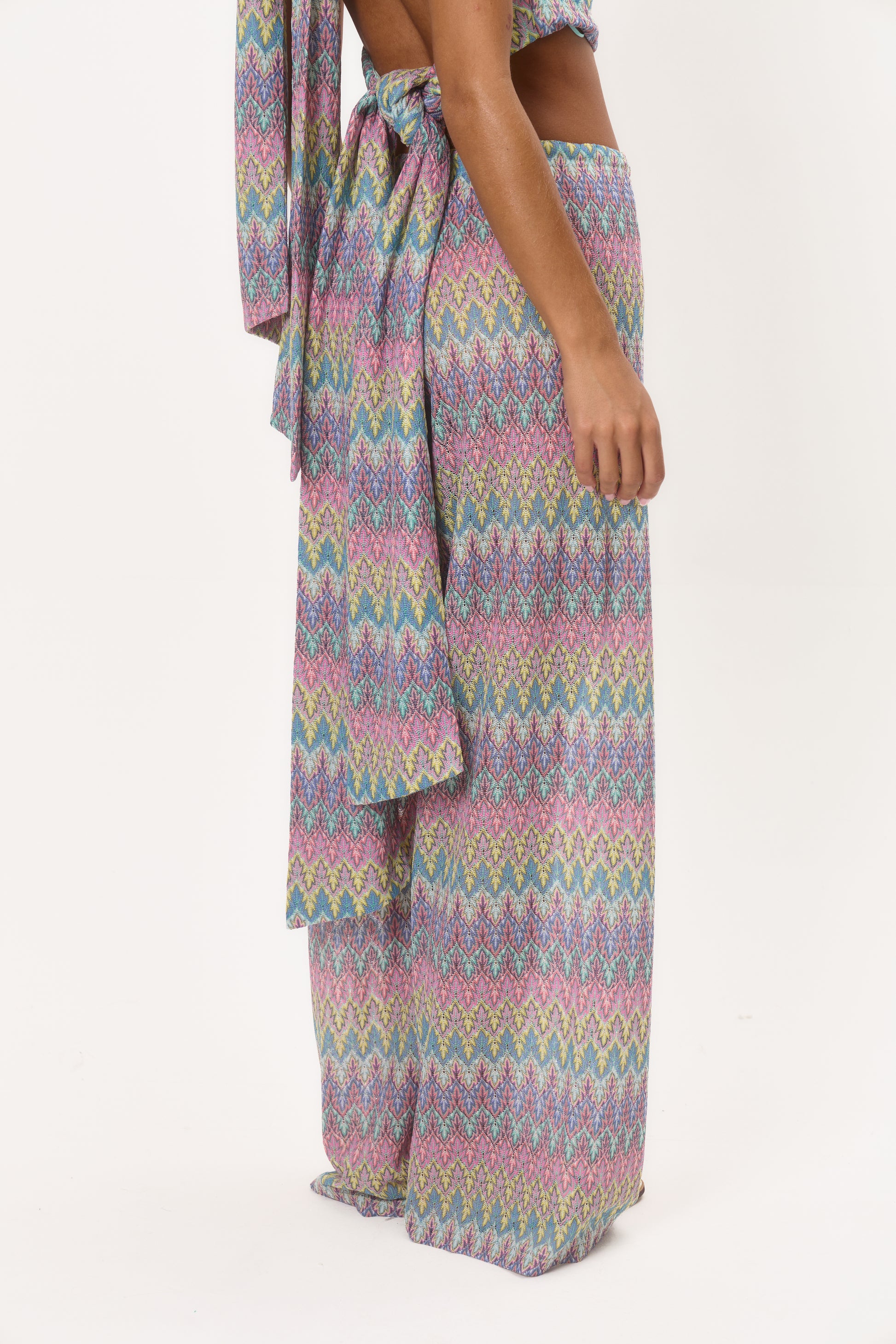 Wide Leg Beach Trouser - Pastel