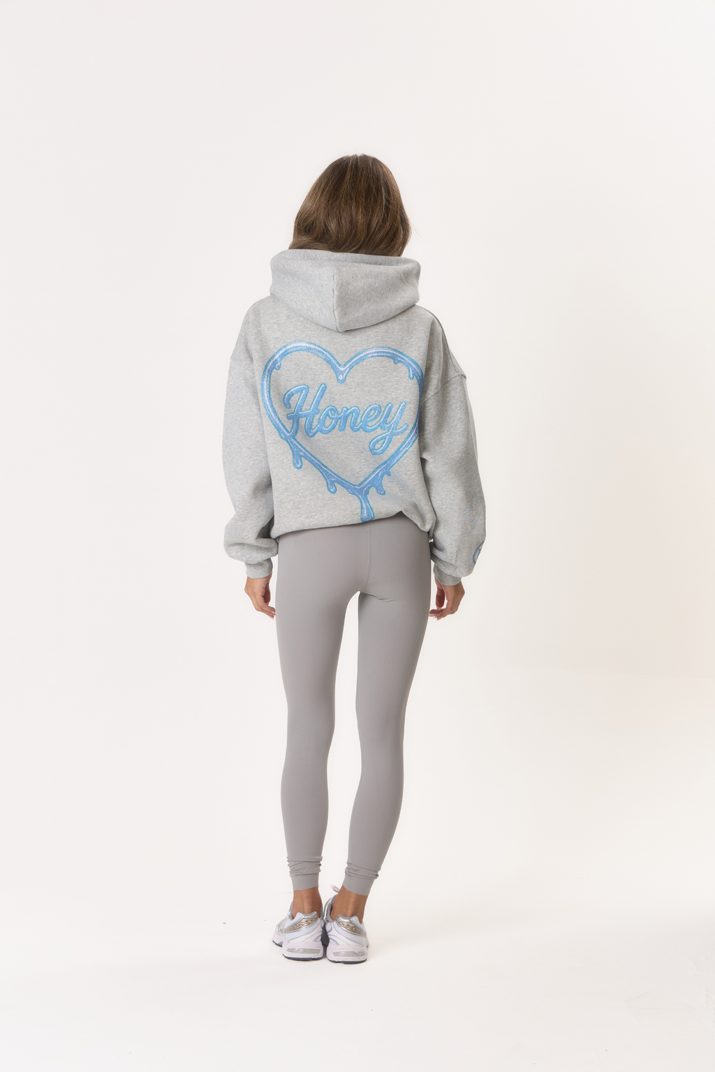 The Oversized Hoodie - Marl/Blue