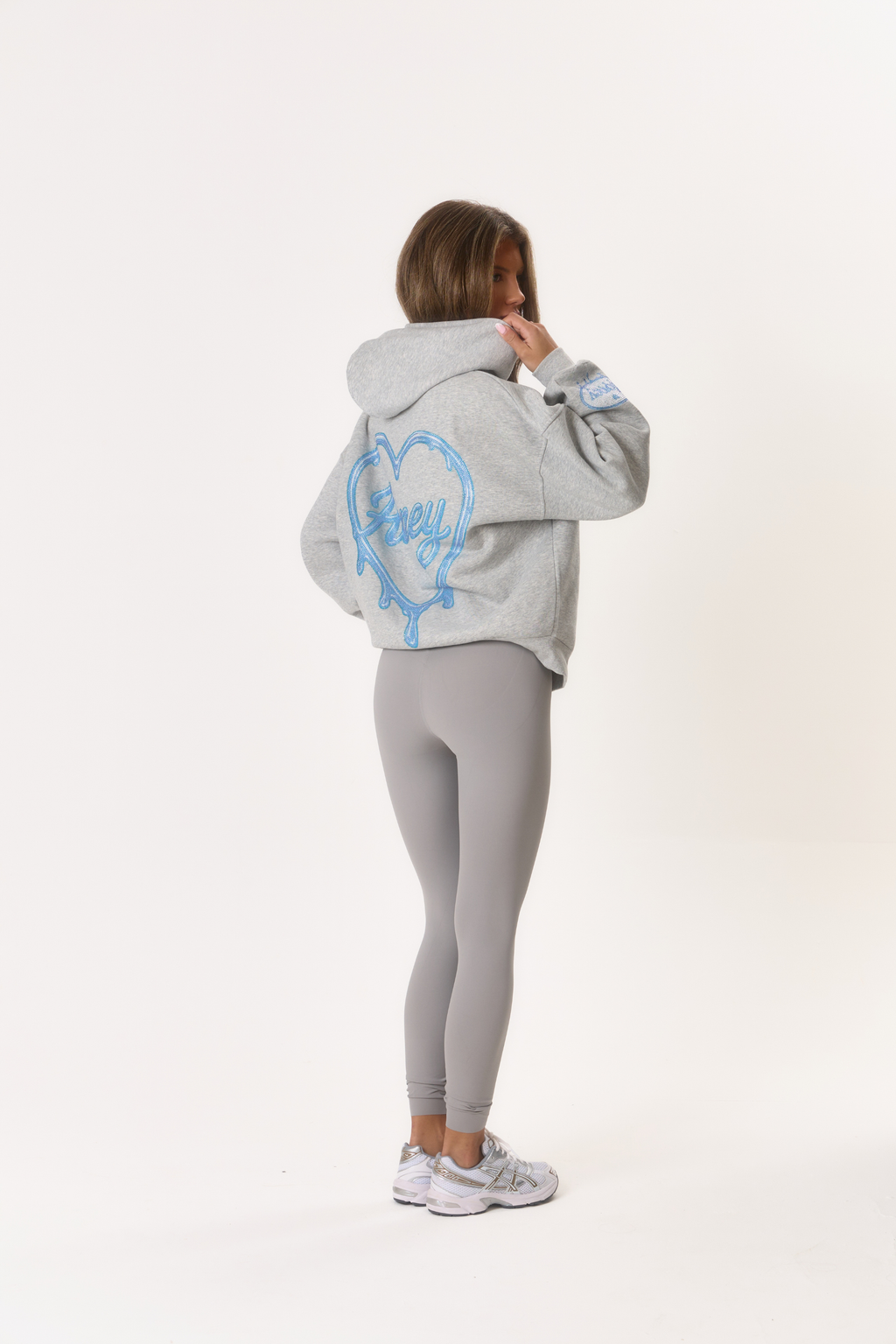 The Oversized Hoodie - Marl/Blue
