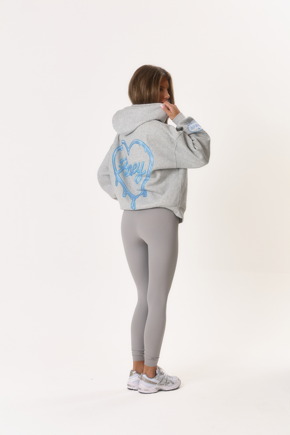 The Oversized Hoodie - Marl/Blue