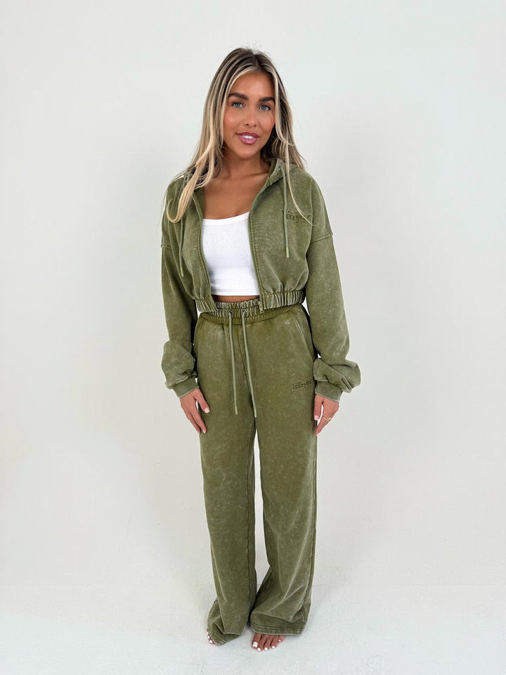 THH Wide Leg Jogger - Olive