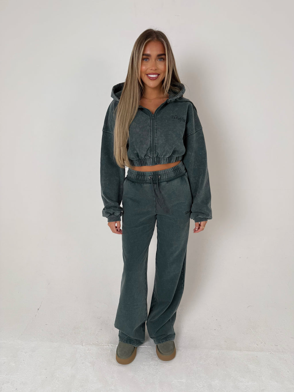 THH Wide Leg Jogger - Teal