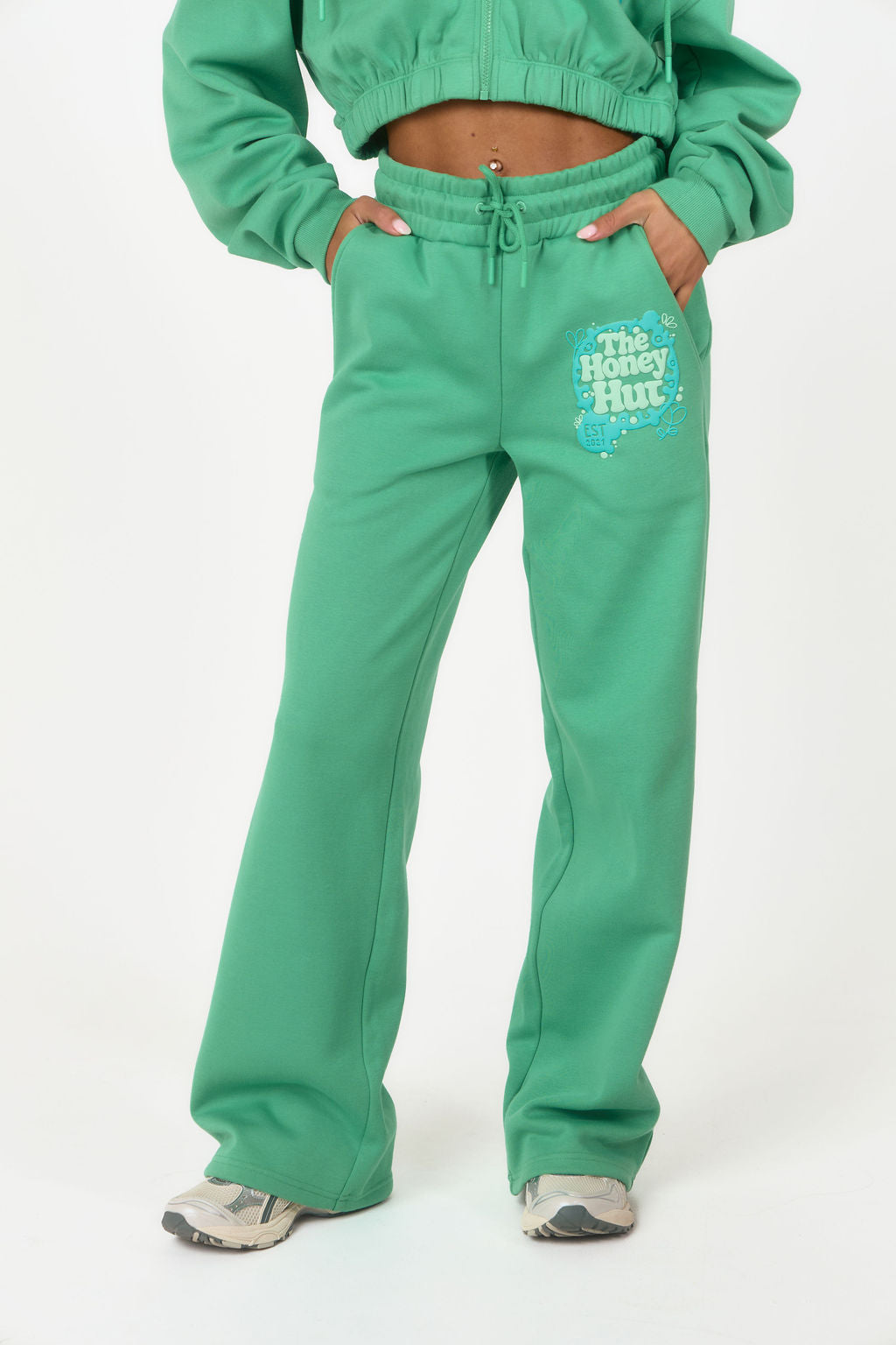 THH Wide Leg Jogger - Green