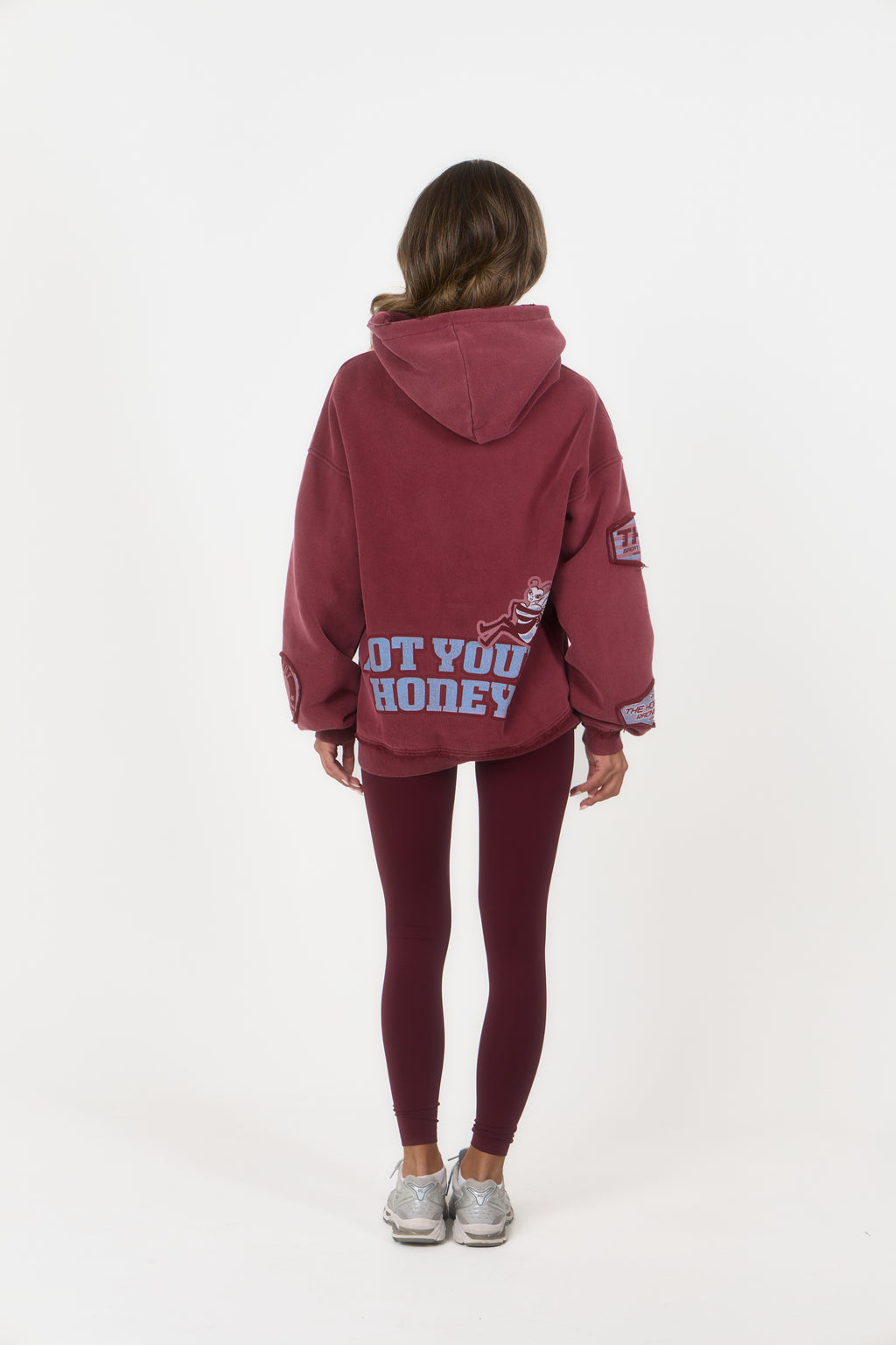 ‘Signature Staples’ High Waist Leggings - Burgundy