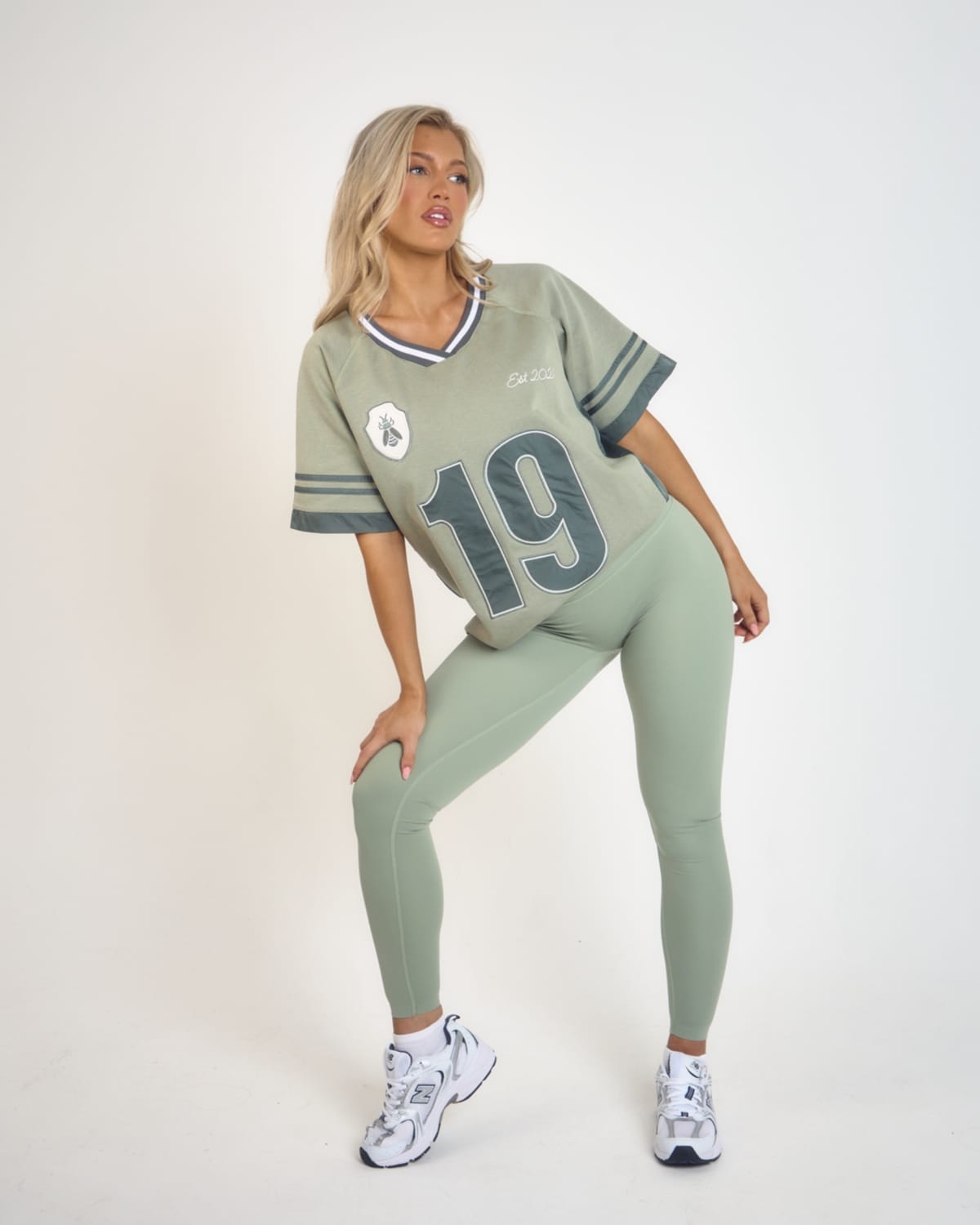 ‘Signature Staples’ High Waist Leggings - Green – The Honey Hut