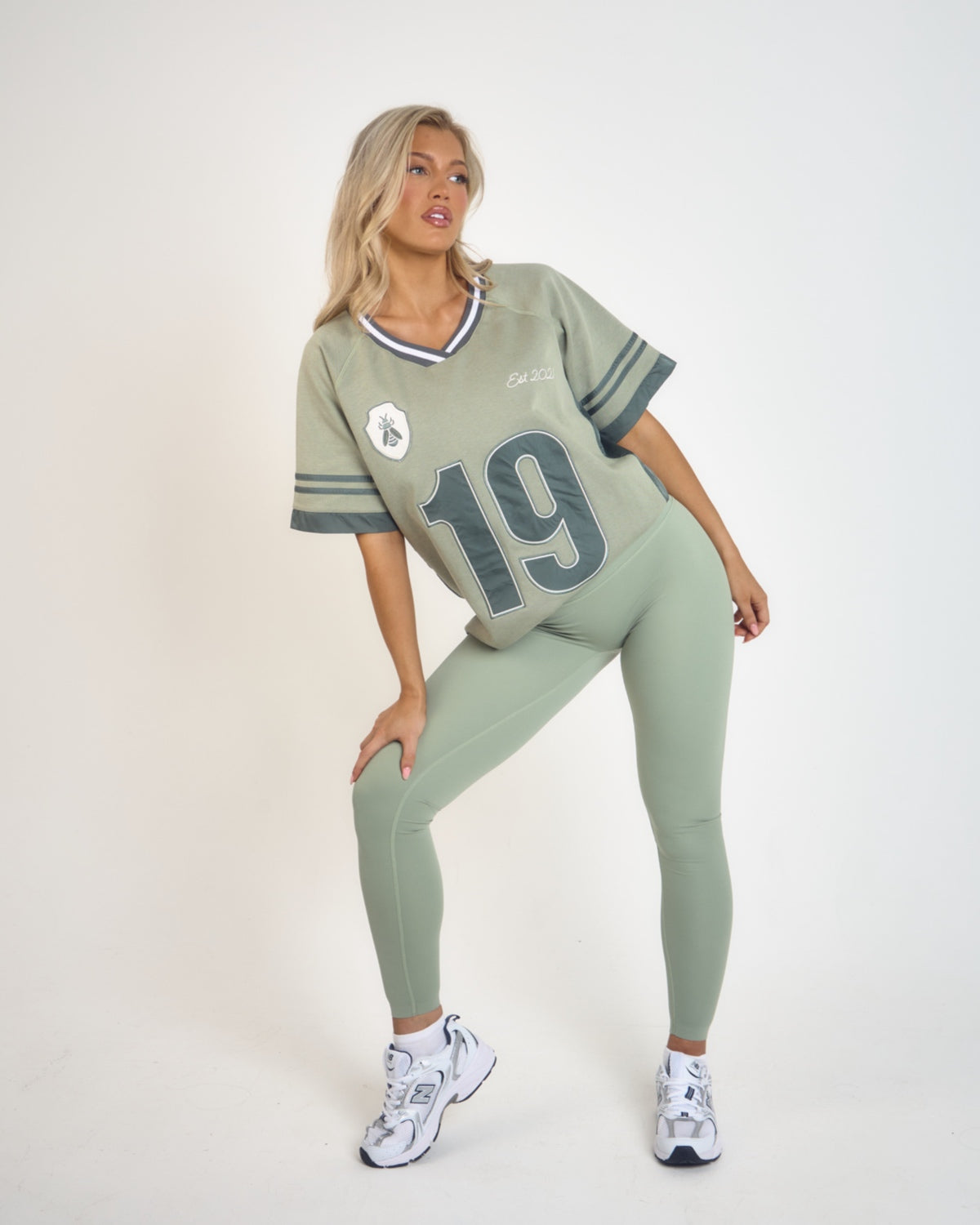 ‘Signature Staples’ High Waist Leggings - Green