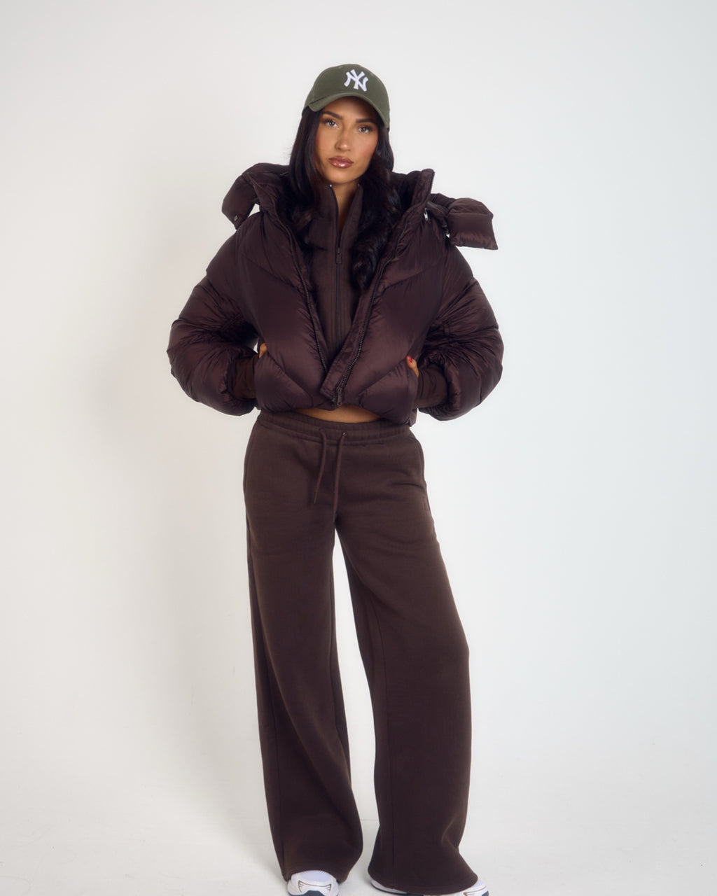 ‘Isabel’ Puffer Coat - Brown