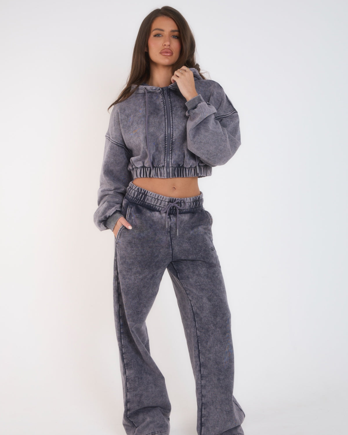 THH Wide Leg Jogger - Navy
