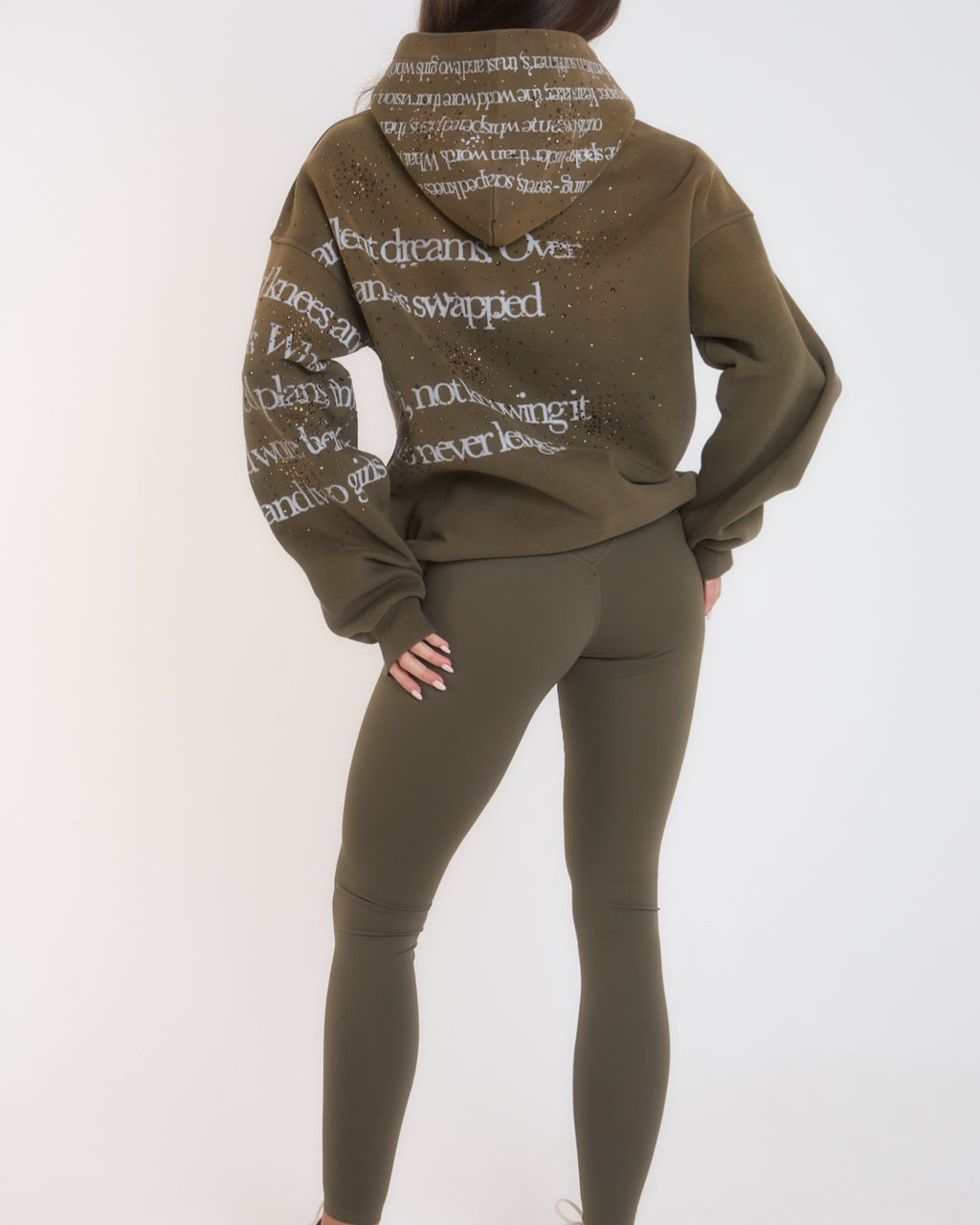 ‘Signature Staples’ High Waist Leggings - Khaki